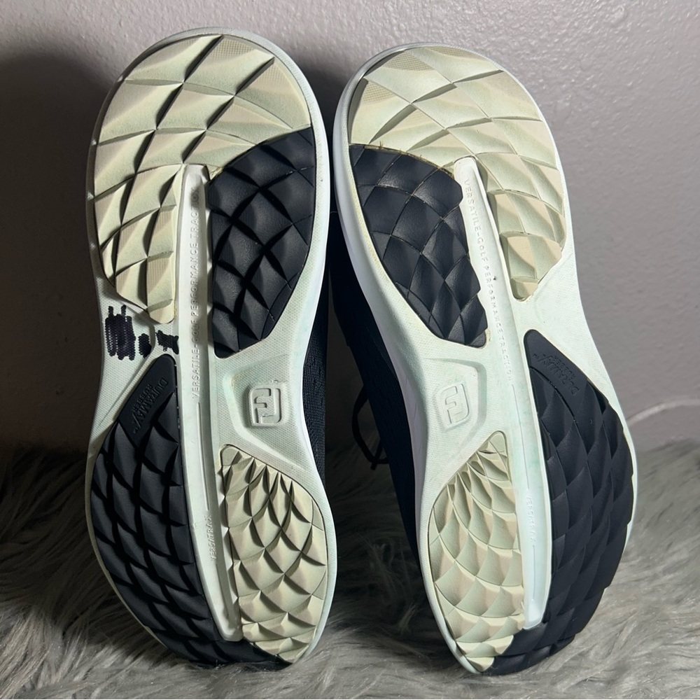 FootJoy Fj Flex Xp Golf Shoe Black and White Sneakers Size 9.5 - Picture 8 of 9
